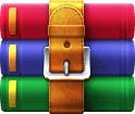 WinRAR RAR archive icon — download WinRAR 7.20